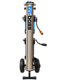 3-stage RO/DI pure water system on a rolling cart