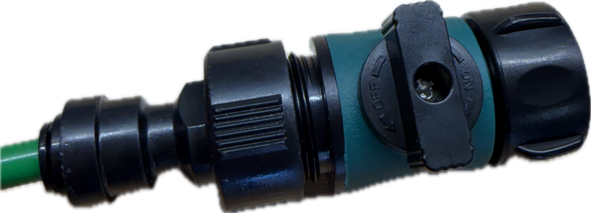 Male and Female Quick Connect for Pole Hose and Garden Hose